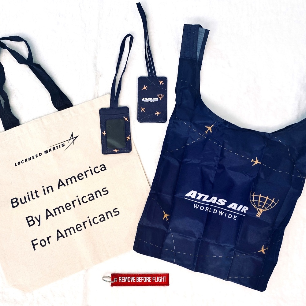 Pilot/ Plane/ Travel Bag/ Tote Set